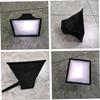 CAXUSD 2pcs Soft Flash Diffuser Sock for Strobe Lights Foldable Design for Compatible Square Overhead Flashes Hook and Quick Installation view 3