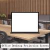 30in/40in/50in Manual Pull Up Projector Screen 16:9/4:3 4K HD Floor Standing Projector Screens Portable and Retractable Video Projection Screen Movie Screens with Storage Bag(16:9,30in) view 4