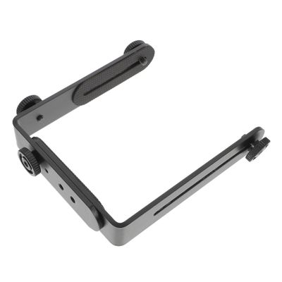 CAXUSD Dual l Bracket Camera Accessory Flash Bracket for Photography Sturdy Easy to Assemble
