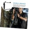 CAXUSD Dual l Bracket Camera Accessory Flash Bracket for Photography Sturdy Easy to Assemble view 4