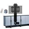 Motorized TV Lift - LCD TV Floor Stand, With Remote Control Electric TV Lift, Adjustable Height Electric Auto Lifting, Can Be Hidden In The Cabinet Motorised Floor Stand, Easy Installation(14-32inch) view 1