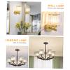 HOLIDYOYO European Style Iron Art Lampshade for Ceiling and Wall Lights Elegant Light Cover with Crystal Accents for Home Decor and Mood Lighting view 4