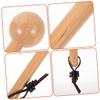 Wooden Baseball Glove Mallet with Rounded Tip for Softball view 4
