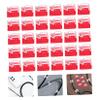CAXUSD 50pcs Self-Adhesive Cable Clips for Wire Clamps Cable Management Holder Desk Organizer Cord Keeper view 2