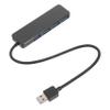 CAXUSD 4 Port USB Hub Micro USB Port 5v 1a-2.4a Charger Transfer Adapter for Pc view 1