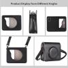 Andoer Portable Instant Camera Bag Camera Case Retro Style PU Leather Carrying Case Replacement for Kodak C300R/ Mini Shot 3 with Adjustable Shoulder Strap view 2