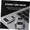 CAXUSD Aluminum Alloy Laptop Cooling Stand Ergonomic Height Elevation for Improved Airflow and Heat Dissipation Non-Slip Support for All Laptop Models for Travel and Desk Use view 3