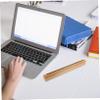 CIYODO Wooden Laptop Riser Stand for Desk Portable Ergonomic Notebook Holder with Natural Wood Grain for Multi-Functional Design to Reduce Neck Fatigue view 2