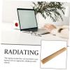 CIYODO Wooden Laptop Riser Stand for Desk Portable Ergonomic Notebook Holder with Natural Wood Grain for Multi-Functional Design to Reduce Neck Fatigue view 3