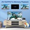 9.8" Portable DVD Player with Bluetooth, 1024 x 600 Screen, Portable DVD Player with Screen, 4000mAh Rechargeable, HiFi Speakers, Timer/Remote/Sync TV, Support DVD/CD/Bluetooth/AUX/AV/USB view 4