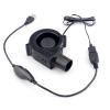 kobeIeen Portable USB BBQ Fan - 7cm 7530 Air Blower Fan with Adjustable Speeds for Outdoor Camping Grill Cooking view 1