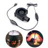 kobeIeen Portable USB BBQ Fan - 7cm 7530 Air Blower Fan with Adjustable Speeds for Outdoor Camping Grill Cooking view 2
