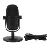 Bnineteenteam USB Condenser crophone, RGB Plug and Play PC Gaming c with Noise Reduction RGB Lighting Effect for Singing Podcast Recording Streaming view 1