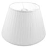 KICHOUSE Linen White Semicircular Lampshade Floor Lamp Table Light Cover E27 Bulb Soft Light view 1