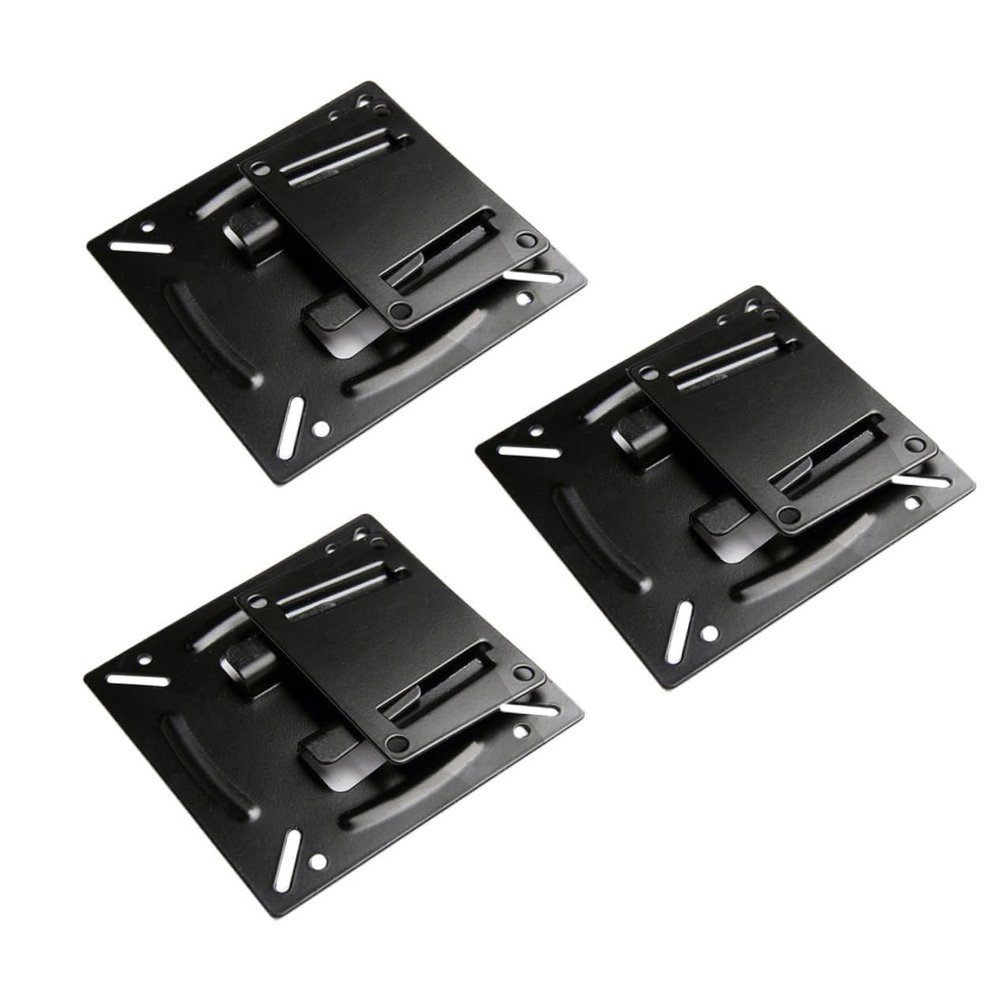 Cabilock 3pcs LCD Tv Wall Bracket Fixed Hanger Stand Holder Easy to Install Display Mount for