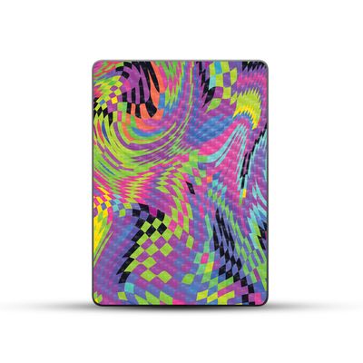 Carbon Fiber Skin Compatible with Amazon Kindle Paperwhite 5 6.8-inch 11th Gen (2021) - Dancefloor Trip - Premium 3M Vinyl Protective Wrap Decal Cover | Crafted in The USA by MightySkins