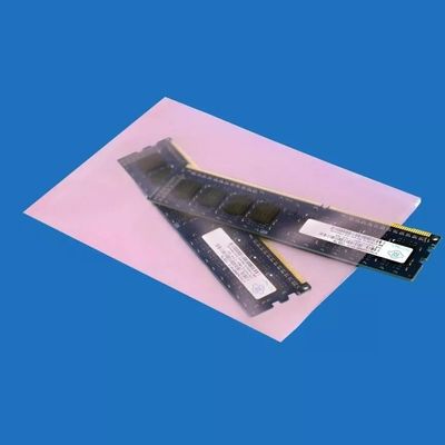 100 Anti-Static Bags, 16" x 24", 4 Mil, Open-Ended Large Pink Poly Bags for Motherboard Protection