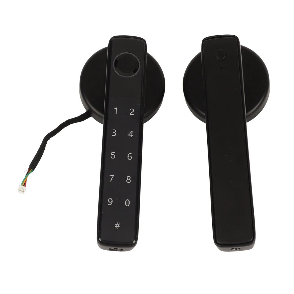 Fingerprint Door Lock, Keyless Entry Door Lock Aluminum Alloy ABS Door Locks for Front Door with Accessories for Bedroom Hotel