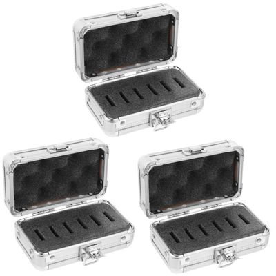 FELTECHELECTR 3pcs Telescope Filter Case Holder for Lightweight Storage Box for Astronomers Protects Color Filters from Damage Compact Design for Organizing Telescope Accessories