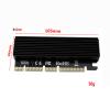 Adapter Card, M.2 NVMe SSD NGFF to PCIE X4 X8 X16 M Key Interface Card with Heatsink Sticker for Windows 7/8 / 10 Upgrade view 4
