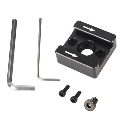FELTECHELECTR 2sets Cold Shoe Mount Adapter for Camera Cage Threaded Flash Stand Adapter Non- Pads Easy to Install Compatible Led Light Accessories