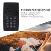Electronic Holy Bible Audio Player, Talking Audio Bible Player, KJV (King Version) and, Solar and USB Rechargeable, Built in 4G Capacit (Black) view 2