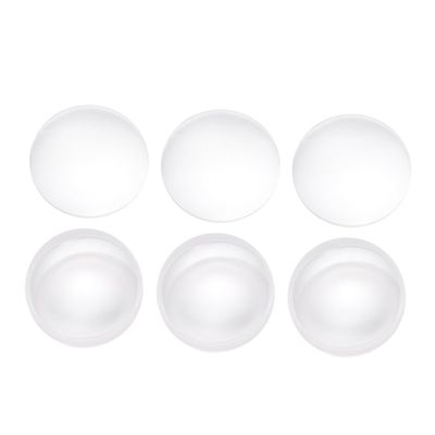 BUGUUYO 6pcs Double Convex Glass Lenses Diameter High Optical Performance for Labs Projects
