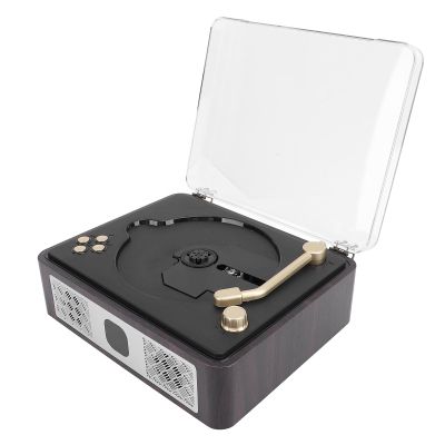 Vintage CD Player, Portable CD Player with Speakers Bluetooth Rechargeable, Support SPDIF USB AUX, Small Compact Retro CD Players for Home Decor