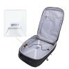 Mini Travel Bag, Backpack with Combination Lock, Satellite Outdoor Carrying Case, Dish Accessories Storage Bag for Cables, Power Supply view 1