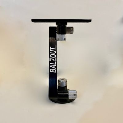 Balzout Black Annodized 12" Round Base Aluminum Mount Fits Garmin Hummingbird Lowrance LGRB12