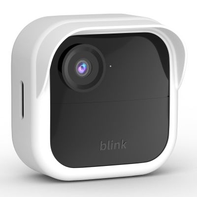Silicone Skin Case/Cover for Blink Outdoor 4 (4th Gen) - Weatherproof Silicone Case with Brim for Full Camera Protection, Blink Outdoor 4 Smart Security Camera Accessories (White, 1 Pack)
