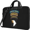 101st Airborne Ranger Special Forces 3D Pattern Laptop Bag Shoulder Bag Computer Notebook Briefcase Messenger Bag view 1