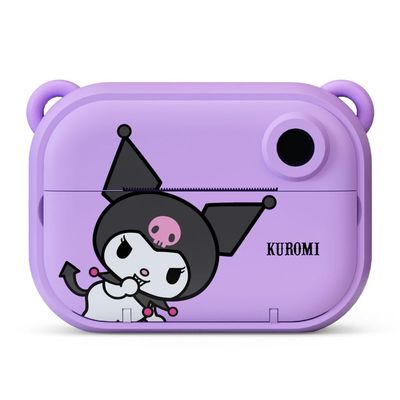 kiimento Ink-Free Instant Print Digital Camera & Video Recorder for Kids, Teens & Adults with Selfie Mode, Momento Book & 32GB Model P (Kuromi)