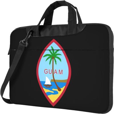 Seal of Guam 3D Pattern Laptop Bag Shoulder Bag Computer Notebook Briefcase Messenger Bag