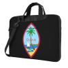 Seal of Guam 3D Pattern Laptop Bag Shoulder Bag Computer Notebook Briefcase Messenger Bag view 3