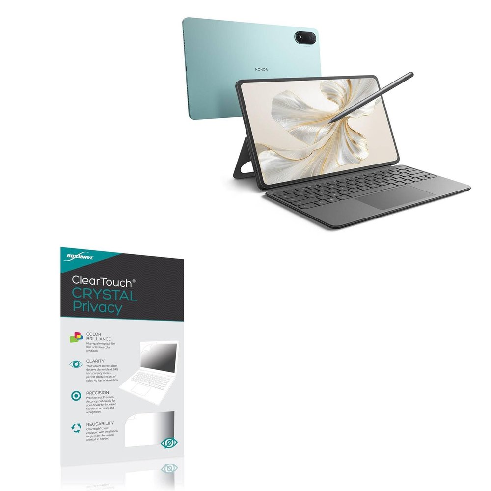 BoxWave Screen Protector Compatible with Honor Pad 9 Pro - ClearTouch Crystal Privacy (2-Pack), Privacy Screen Protector Flexible Film Clear