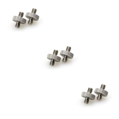 CAXUSD 6pcs Male to Male Conversion Screw Threaded Screw Adapter for Camera Mount