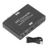 Digital to Analog Audio Converter Volume Adjustable Optical and USB Power Cable Support Stereo Headphone Port view 1