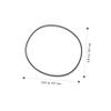 Hoement 20pcs Recorder Rubber Belts Durable Replacement for Cassette Player Square Flat Design for Tape Deck Maintenance and Smooth Playback view 2