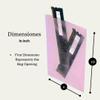 500 Anti-Static Bags, 6" x 10", 2 Mil, Open-Ended Large Pink Poly Bags for Motherboard Protection view 3
