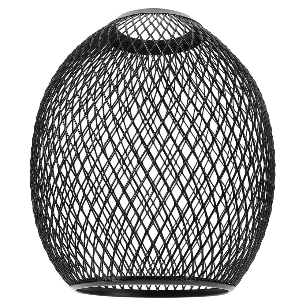 HOLIDYOYO Hollow Out Metal Lamp Shade Pastoral Style Decorative Cover for Pendant Ceiling Lights Retro Drum Shape for Home Restaurant Decor