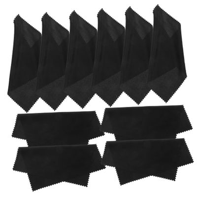Hoement 10pcs Microfiber Cleaning Cloths Lens Cleaning Cloth for Glasses Smartphones Computers LCD Screens Optics
