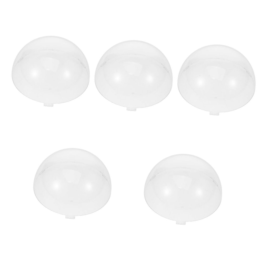ABOOFAN 5pcs Security Camera Dome Cover Outdoor Camera Shield Protective Case for Use Rain Sun Optical Transparent Design Easy to Install