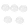 ABOOFAN 5pcs Security Camera Dome Cover Outdoor Camera Shield Protective Case for Use Rain Sun Optical Transparent Design Easy to Install view 1