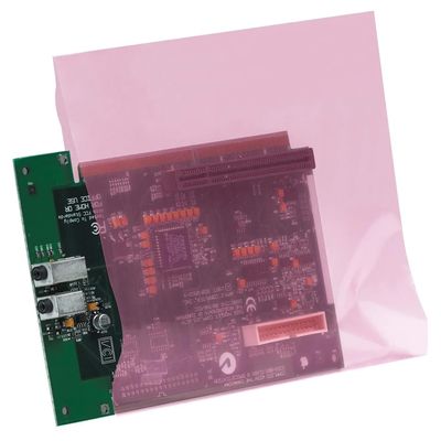 1000 Anti-Static Bags, 6" x 10", 2 Mil, Open-Ended Large Pink Poly Bags for Motherboard Protection