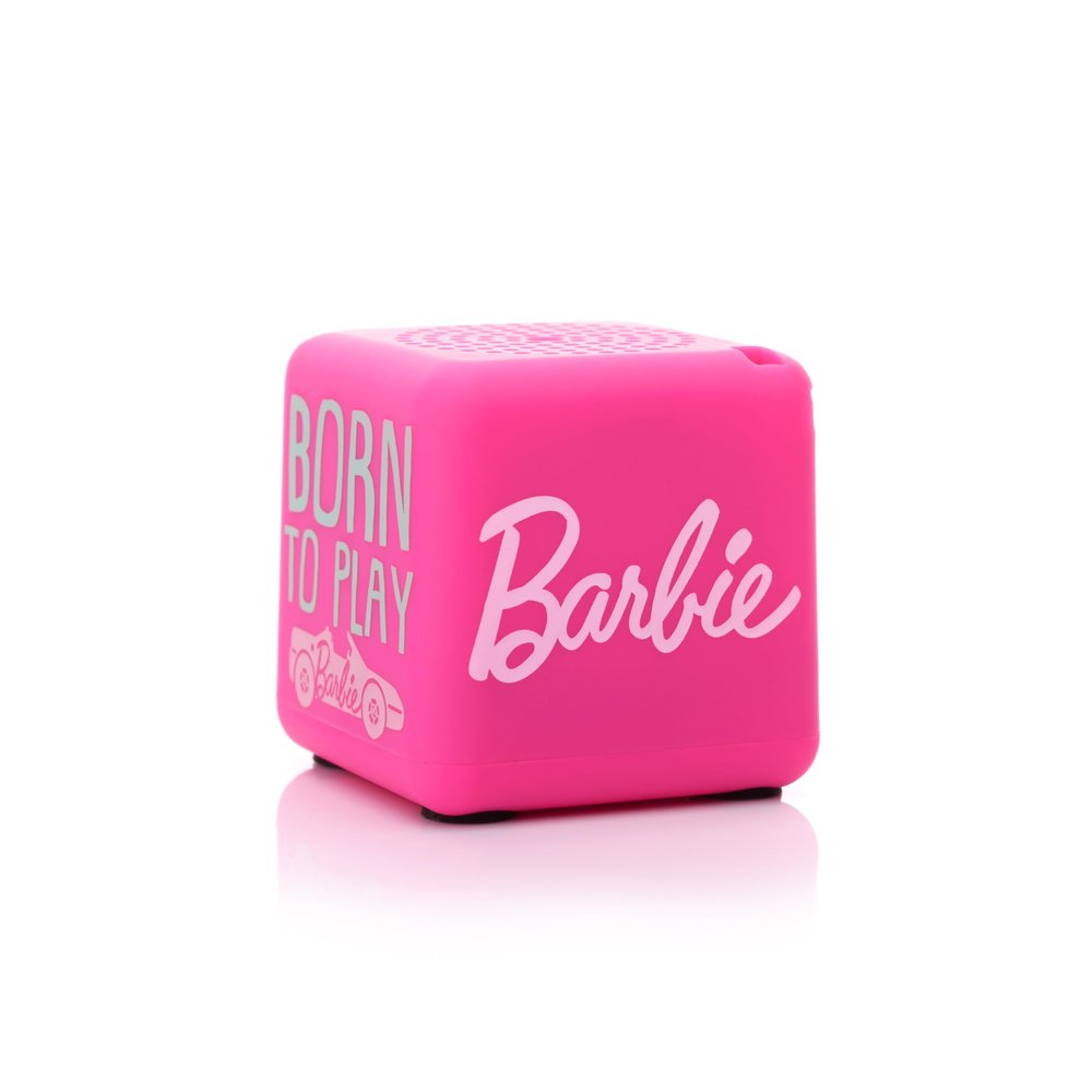 Bitty Boomers Mattel: Barbie - Barbie Phrases - Bitty Box 1.3 Inch Keychain Bluetooth Speaker