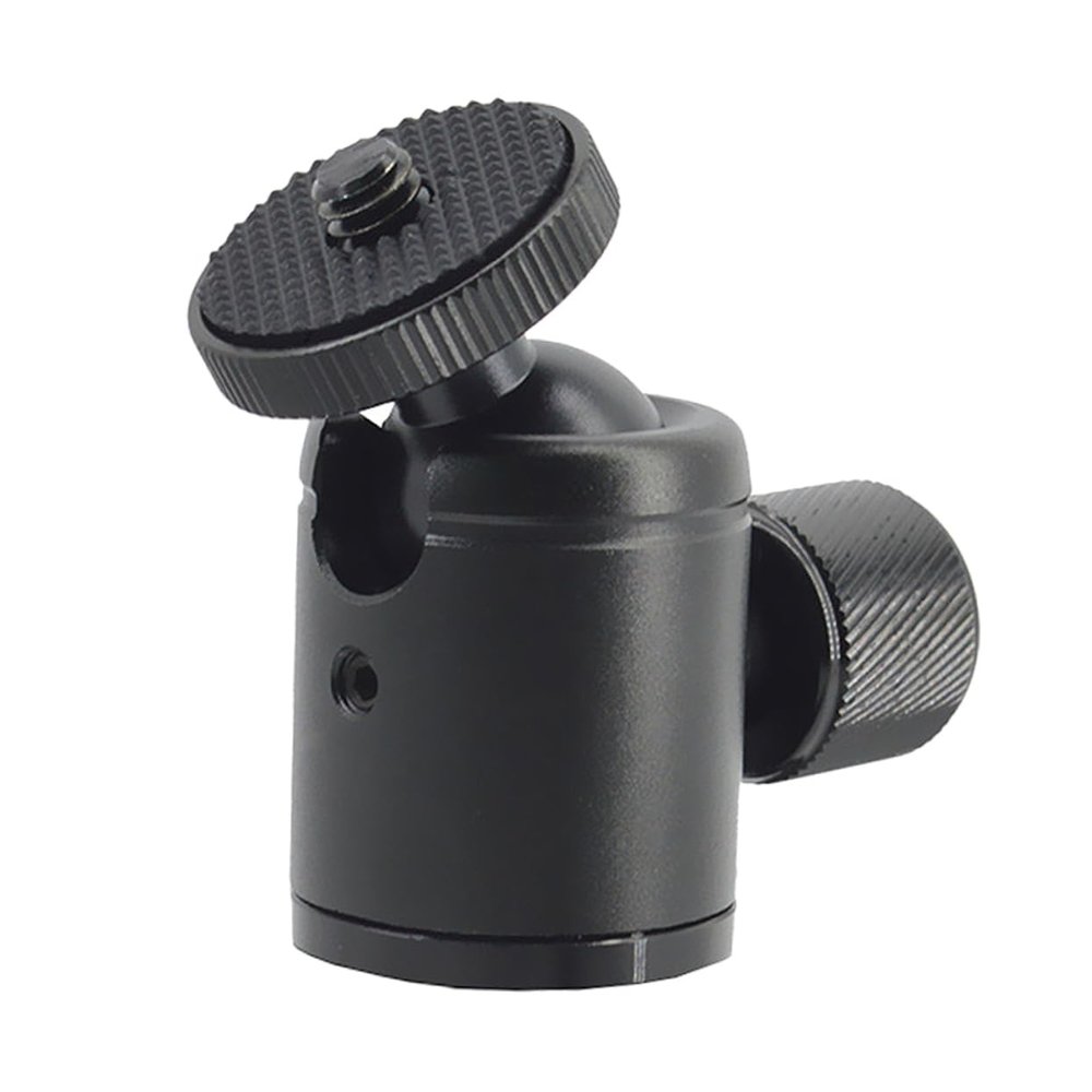 Hemobllo Photography Light Bracket with Ball Head Rotating Mount for Tripod Compatible with Camera Led Video Light and Monitors Lightweight