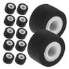 CIYODO 12pcs Pinch Roller Bearing Wheel for Video Recorder and Radio Tape Durable Rubber Pulley for Cassette Player Compact and Easy to Use Replacement Accessory view 1