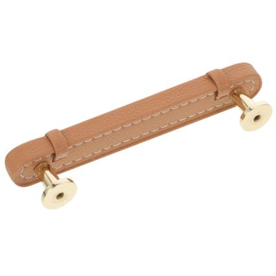 IWOWHERO 96holes Leather Cabinet Handle Pull Durable Zinc Alloy Drawer Handle for Kitchen and Bathroom Cabinets Stylish Minimalist Design Easy Installation Versatile Home Decor Accessory