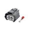 1/5/10 Sets 3 Pin Automotive Waterprof Connector Headlight Leveling Device p/Lug 6189-0130 DJ7038-2-21(20 Sets) view 1